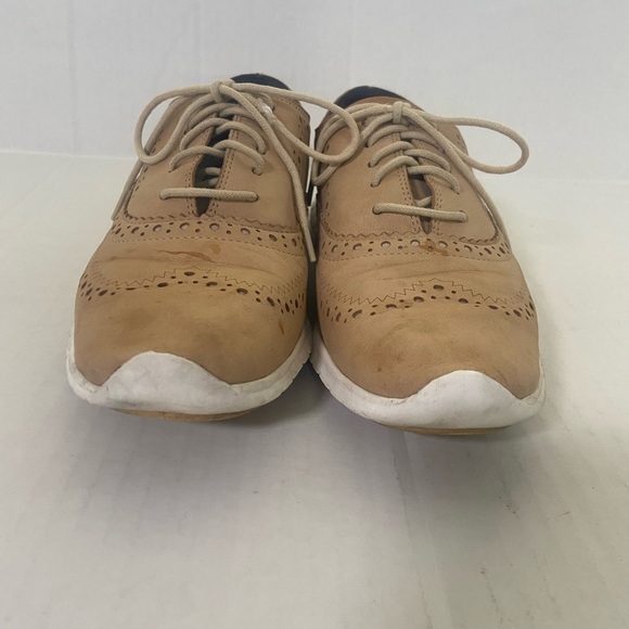 Cole Haan women's 9 ZeroGrand suede leather lightweight wingtip oxfords EUC - Picture 2 of 11